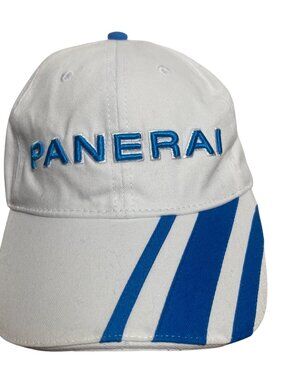 Panerai Classic Yachts Challenge Baseball Cap White Blue Official Hat Nautical